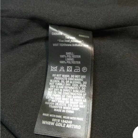 Ted Baker Artiro Asymmetrical Tunic Dress EUC (TB 3-US 8) - Picture 5 of 9